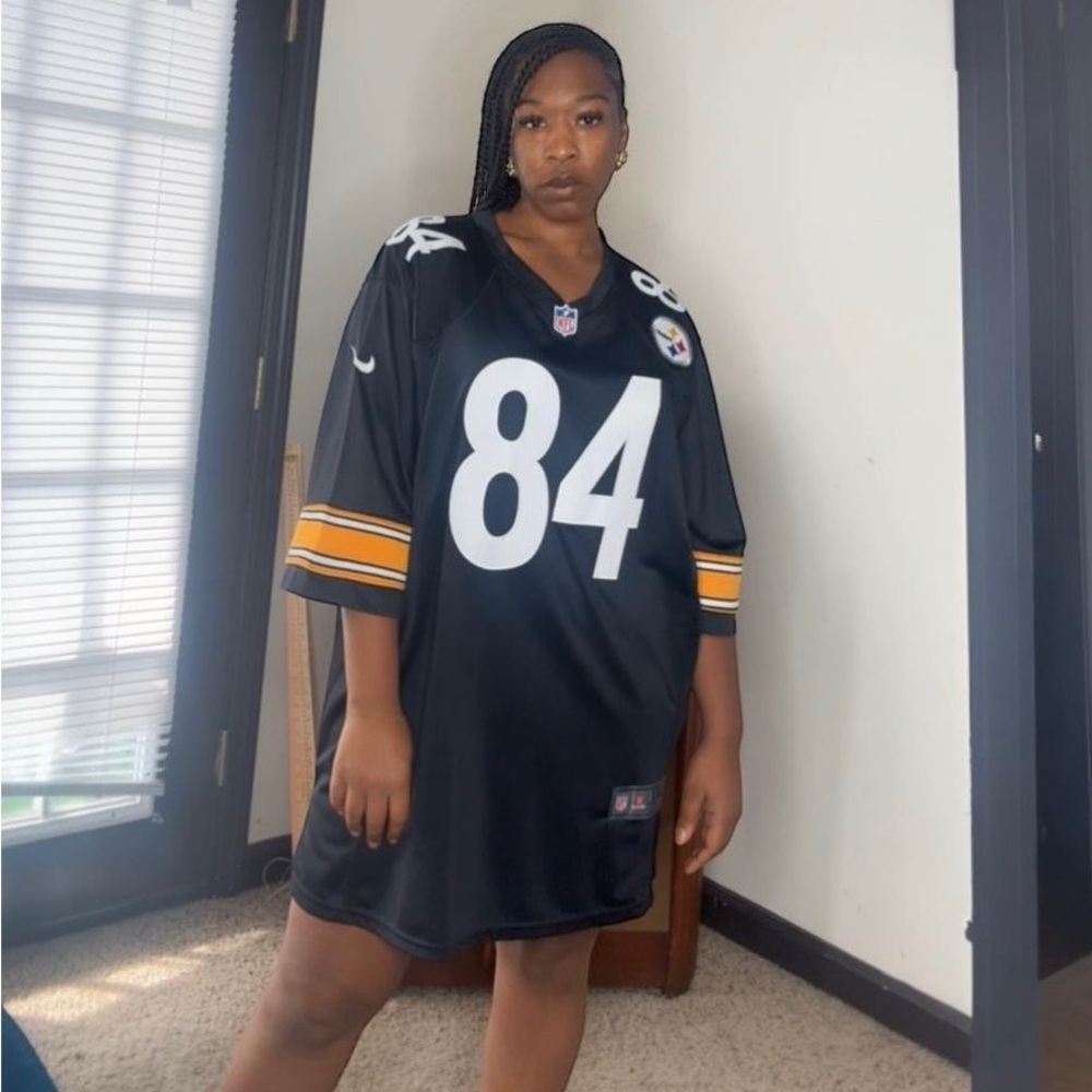 Men's Pittsburgh Steelers Antonio Brown Game Jersey Black